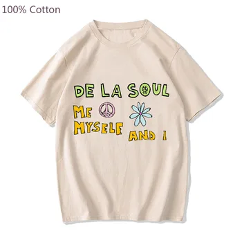Majice sa anime De La Soul High Street, Slatka majica sa grafičkim uzorkom Manga, Funko Pop, muška/ženska majica od 100% pamuka, majica kratkih rukava