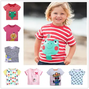 Majice sa slatkim Žaba za djevojčice, Kardigan za djevojčice, t-shirt, Ljetna Bluza princeze za djevojčice, Dječje majice, pamučne majice od 1 do 6 godina