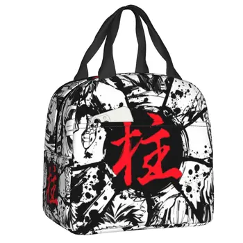 Manga Demon Slayer, usamljena torba za ланча za žene, vodootporan термосумка-hladnjak Kimetsu No Yaiba, torba za ланча, odbojka na kampiranje, Putovanja