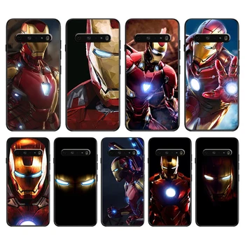 Marvel Iron Man Vruće Za LG V50 V60 G8 ThinQ 5G K51S K41S K71 K61 Q60 V30 K92 K22 Soft TPU Crna Torbica Za telefon Capa Coque