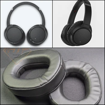 Mekani jastučići za uši, smjenski jastuk za slušalice Sony WH-CH700N, međusobno slušalice, spužva, dogovor slušalice, koža, baršun