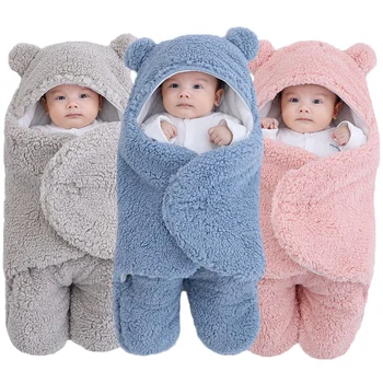 Meke pokrivače za novorođenčad, dječji vreća za spavanje, omotnica za novorođenče, vreća za spavanje, утепленный čahura za dijete 0-9 mjeseci
