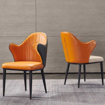 Metalne Kuhinja blagovaona stolice individualnog dizajna Nordic Luksuzni Pisaći Stol Računalne Blagovaona stolice Cafe Sandalye Namještaj za dom YX50DC