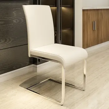 Metalne stolice trpezarijski u skandinavskom stilu, relaksirajuće Moderne Jednokrevetne blagovaona stolice sredine Stoljeća, dnevni boravak Dizajn Sedie Da Pranzo Furnitures
