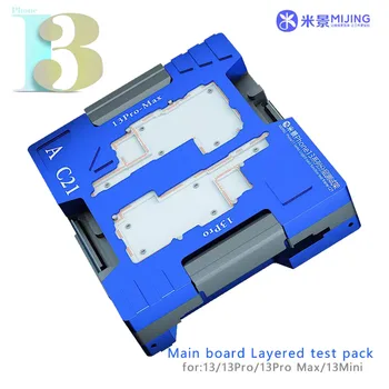 Mijing C21 4 u 1 za iPhone 13 serija Tester matične ploče Funkcija matične ploče Kata za ispitivanje logičkog naknade Gornje/donje otkrivanje