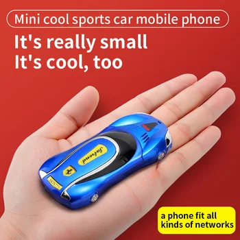 Model automobila Mini mobilni telefon F1 V7 Podržava vibracije, Bez igre GSM Mreža 2G Dječji džepni mobilni telefon za studente