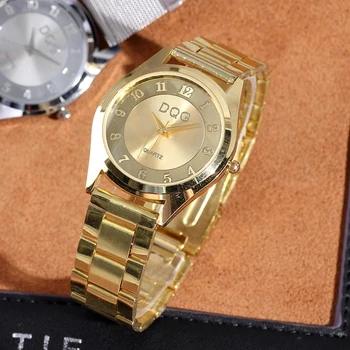 Modni svakodnevne sat od nehrđajućeg čelika za žene, ženski kvarcni sat Relogio Feminino, modni zlatni ručni sat