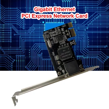 Mrežna karta 10/100/1000 Mbps Gigabit Ethernet PCI Express Mrežne Kartice PCIe RJ45 LAN Mrežni Adapter za Desktop Bez Vozača