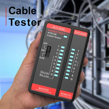 Mrežni kabel tester HABOTEST HT812A, uređaj za praćenje žica, mjerač za testiranje telefonskih linija, uređaj za pretraživanje telefonske i mrežne linije, tester RJ45 RJ11