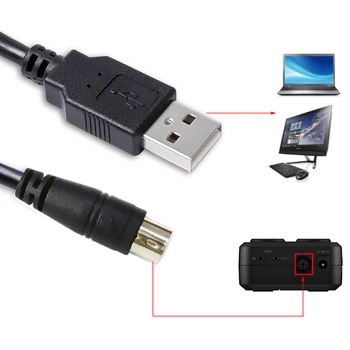 Multimedijalni kabel IK USB-Mini-Din za iRig serije iRig HD Tipke io HD-A 25/49 MIDI 2 Pro Pro Duo Pro Tok io