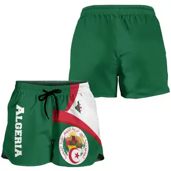 Muške kratke hlače s 3D ispis алжирского zastava, plaža muške i ženske gaćice S-6XL