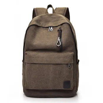 Muški platna ruksak za prijenosno računalo, školske torbe za studente, starinski ruksak Mochila, casual ruksak za putovanja, ruksak mochilas