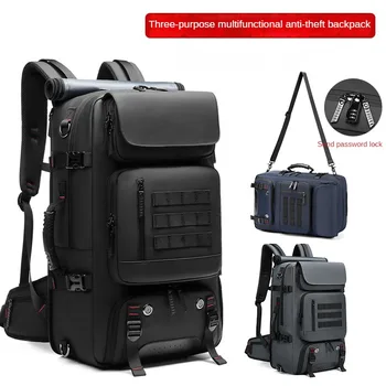 Muški ruksak za penjanje na otvorenom, putnu torbu za pohranu velikog kapaciteta, противоугонный školski ruksak, poslovna računalna torba za putovanja, USB