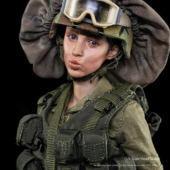 Na raspolaganju 1/6 Ženska skulptura s izrazom lica vojnika H003 12 