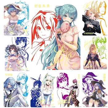 Naplativa razglednica Goddess Priča Sea of Stars ZR, anime Хацунэ Мику, okolni slika, igre na ploči slot kartice, dječje igračke na dar