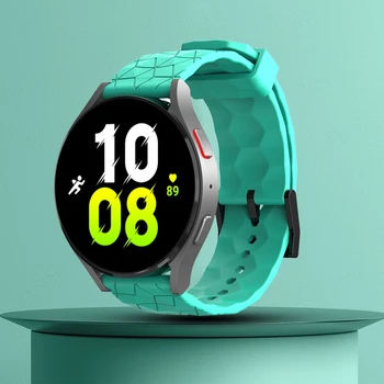 Narukvica nogometnog uzorkom, međusobno silikon remen za Samsung Galaxy 5 Watch