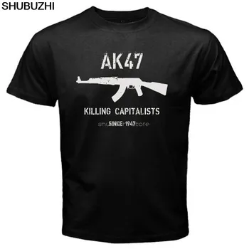 Nova Muška t-shirt, Muške Casual majica, Majice, t-shirt AK47, Ubija kapitalisti od 1947. godine, Dizajn majice s logotipom online sbz6284