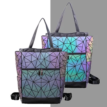 nova sjajna geometrijski sjajna torba, ženski ruksak s šljokice, geometrijski ženski školski ruksak za djevojaka mochila feminina 2023