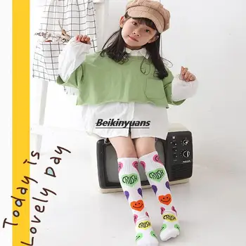Nove proljeće-ljeto dječje čarape s nasmijana lica, pogodan u boji, ravne, bez koljena, хипстерские čarape s djetetom