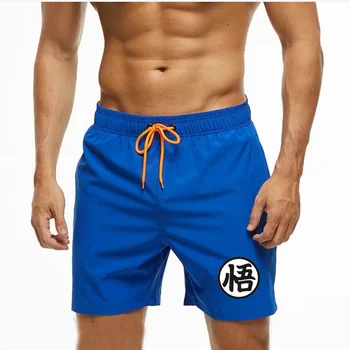 Novi anime Ljetne muške plaža kratke hlače Modni crtani svakodnevne slobodne udobne muške kratke hlače za trčanje