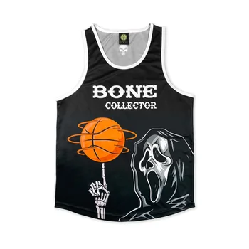 NOVI Brand Streetball Cosplay Europski Dizajn Košarkaški Majica Majice s Likovima iz Crtića Bone Collectior