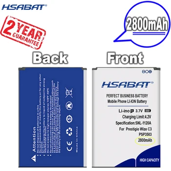 Novi dolazak [HSABAT] 2800 mah Zamjenske Baterije za Prestigio Wize C3 PSP3503 DUO Oprema za PSP 3503 PSP3503DUO