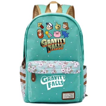 Novi Kawai Disney Gravity Фолз za dječake i djevojčice, dječje torbe za školske knjige, ženski ruksak, školske torbe za mlade, platna ruksak za prijenosno računalo