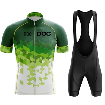 Novi Kit Lančanik Majice RCC POC Team, Ljetna Biciklistička Oblik Kratkih rukava, Mayo za brdski biciklizam, Ropa Ciclismo