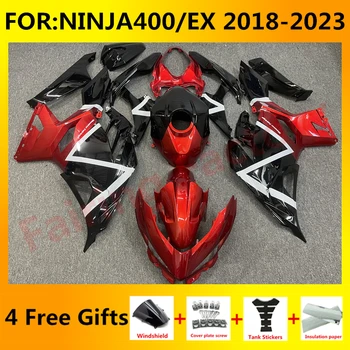 NOVI Komplet moto обтекателей ABS pogodan za Ninja400 EX400 EX Ninja 400 2018 2019 2020 2021 2022 2023 komplet обтекателей crveno i crno