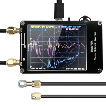 Novi Nano VNA-F V2 2,8-Inčni IPS LCD zaslon Vektor Mrežni Analizator S-A-A-2 Antenski Analizator Kratkovalni Filter HF VHF UHF