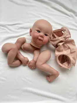NPK 19 inča, već gotove obojene detalje lutke Реборн, Julija, slatka beba, 3D slika s vidljivim venama, tkanina za tijelo u paketu