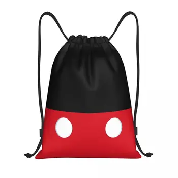 Običaj crtani torbe sa žice u obliku miša grašak za trening, ruksaci za joge, muške, ženske animirani sportske torbe za teretanu