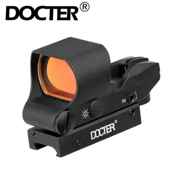 Optički ciljnik Ravage 1x28x40 Red Dot s 4-x прицельным reflektorom i 20 mm osnova Weaver
