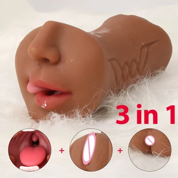 Oralni muški masturbator, Soft štapić za masturbacija, seks-igračke Za muškarce, Duboko Umjetna Pušenje, Realno gumeni Vagina, Seksi Maca