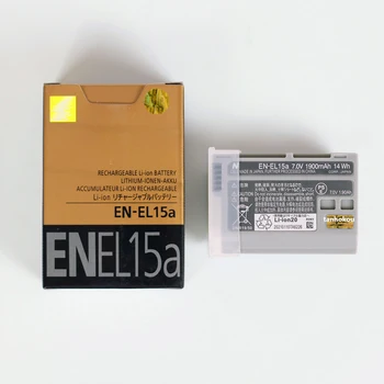 Original Baterija za kamere EN-EL15a ENEL15a Za Nikon D850 D810 D750 D610 D7500 D7200 D7100 D200 D300 D700 D500 D600 MH-25a