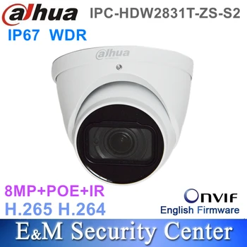 Originalna mrežna kamera Dahua IPC-HDW2831T-ZS-S2 s 8-megapikselnom rezolucijom POE IP67 Lite IR s promjenjivom žarišnom udaljenošću za oči