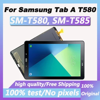 Originalni LCD za Samsung Galaxy Tab, A 10.1 2016 T580 T585 LCD zaslon osjetljiv na dodir i digitalni pretvarač sklop