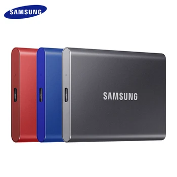 Originalni SAMSUNG Prijenosni SSD T7 500GB do 1TB 2TB Vanjski SSD USB 3.2 Gen 2 Type-C Vanjski Statički disk za Desktop laptop