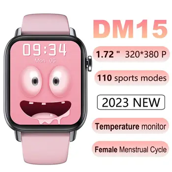 Pametni satovi Muški ženski Bluetooth-pozvati, full-screen zaslon osjetljiv na ip68, vodootporan pametna narukvica, sportski monitor razine kisika u krvi, pametni sat