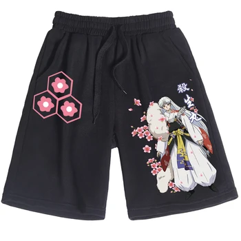 Pamučne kratke hlače Harajuku Sesshoumaru Inuyasha Svakodnevne hlače unisex