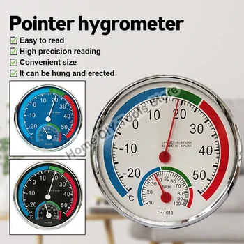 Pokazivač Termometar, Термогигрометр, Hygrometer za prostore i ulice, 2 U 1, Zidni i stolni mjerač temperature i vlage, u Kućanstvu
