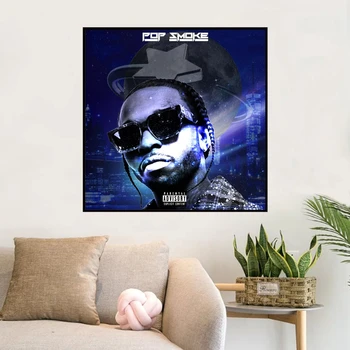 Pop-dim rap glazba je cover albuma poster Umjetnička slika na platnu zid dnevnog boravka home dekor (bez okvira)