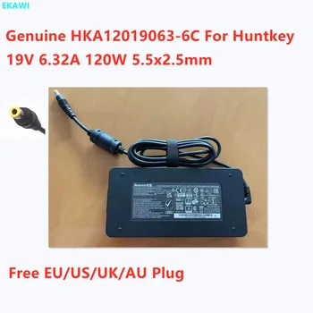 Pravi ac adapter Huntkey HKA12019063-6C 19V 6.32 A 120W 120,08 W ADP-120RH D Za Laptop Intel NUC10 NUC11 Napajanje Punjač