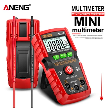 Profesionalni Digitalni Multimetar ANENG M107 4000 Apsolutna Automatski Tester Digital Multimetre Testeur Electrique Mini Multímetro Test