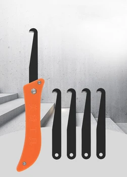 Profesionalni Nož-kuka za popravak pločica, Alat Za čišćenje Starog maltera, Uklanjanje prašine, Ručni alati od čelične konstrukcije