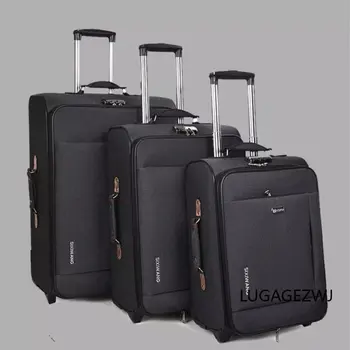 Prtljaga na kotačima velikog kapaciteta: Vodootporna dugo nosio Oxford kofer-kolica za poslovna putovanja