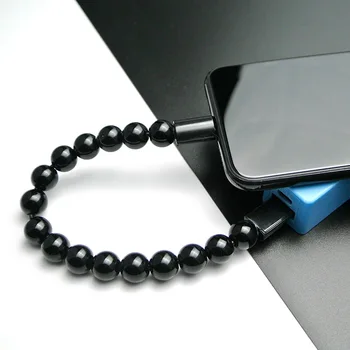punjač, narukvica, nosivi USB narukvica, perle, kabel za punjenje, laptop za telefone Type-C microUSB Androids