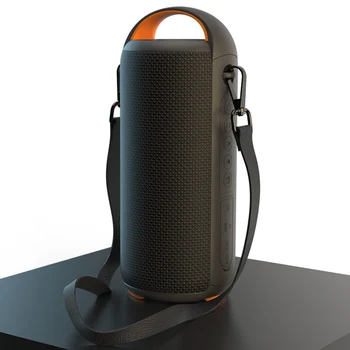 Punjive prijenosni zvučnici IPX6 s vodootporan Bluetooth sučeljem za гитарного unosa, karaoke-sustav kapaciteta od 20 W, zvučnik za zurke, subwoofer na otvorenom