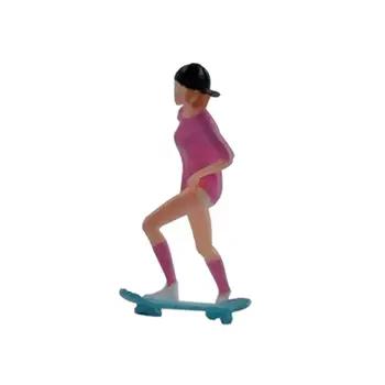Realistične figure u mjerilu 1:64, minijaturne scene za skateboarding, djevojke, ljudi za diorama