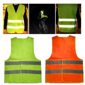 Reflektirajućim upozoravajući prsluk Radna odjeća visoke vidljivosti i Danju i noću, sigurnosni prsluk za trčanje, vožnja bicikla, sigurnost u prometu